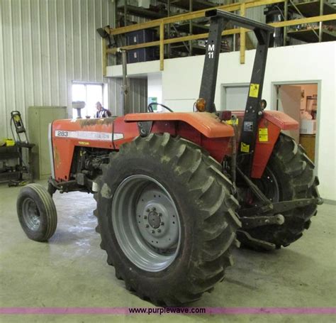 1995 Massey Ferguson 283 Tractor In Newark Il Item G9187 Sold Purple Wave