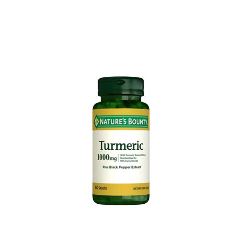 Nature S Bounty Turmeric Mg Plus Black Pepper Extract Kaps L