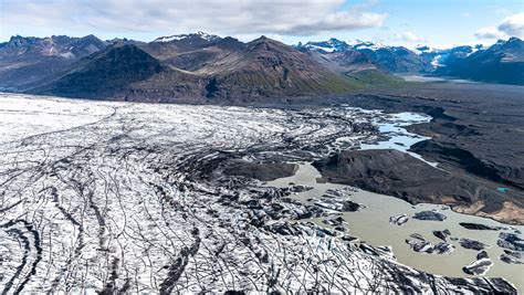 Glacier Skaftafell Vatnajokull National Park Iceland