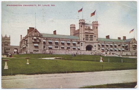 Washington University Brookings Hall Reverse Here Stlpostcards