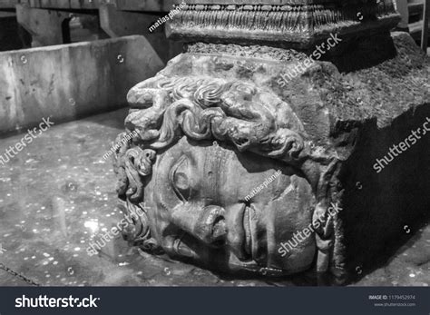 Gorgon Medusa Head Underground Basilica Cistern Stock Photo Edit Now