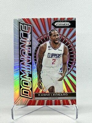 Panini Prizm Basketball Kawhi Leonard Silver Prizm Dominance