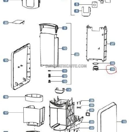 Gruppo Piletta Serbatoio Lavazza Ep Mini