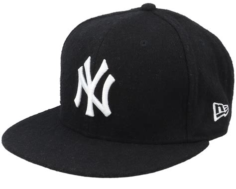 Hatstore Exclusive X New York Yankees Melton Wool 59FIFTY Black Fitted