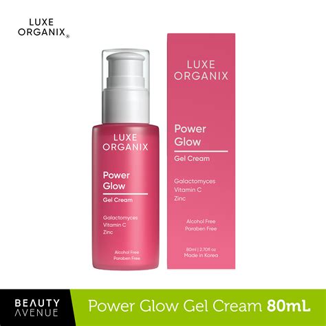 Luxe Organix Power Glow Gel Cream 80ml Shopee Philippines