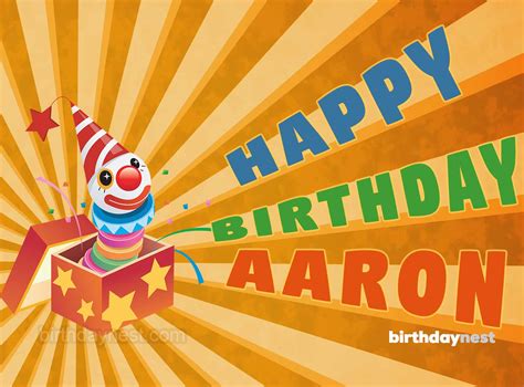 Happy Birthday Aaron - Wishes & Memes - Birthday Nest