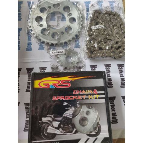 Honda Xrm Wave Chain Sprocket Set Chainset Grs Brand