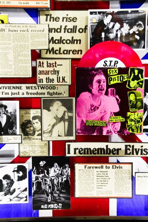 Wall Poster By Famous Punk Band Sex Pistols Editorial Stock Photo Image Of Poster America