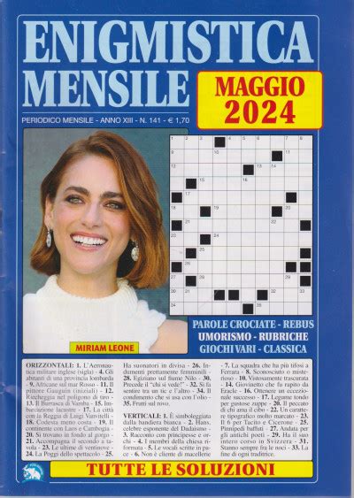 Enigmistica Mensile N Mensile Maggio Italiano Edicola Shop