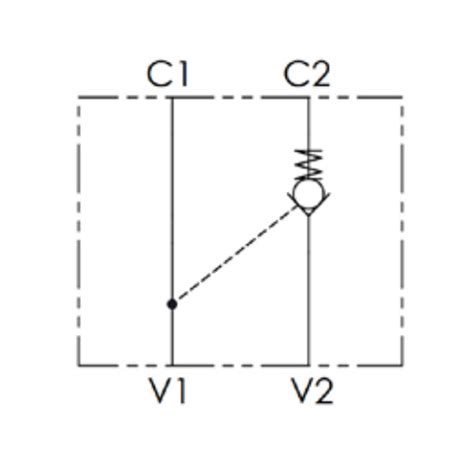 Single Pilot Inline Check Valve Jonlin Hydraulics Engineering