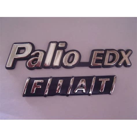 Kit Emblemas Palio Edx Mala Fiat 96 97 98 99 Shopee Brasil