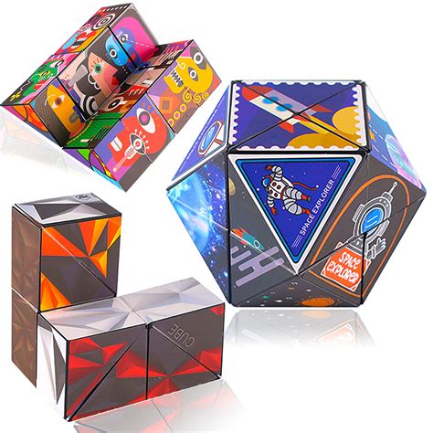 Buy Magic Cube Fidget Toy Infinity Cube Fidget Toy Desk Cool Gadget Transforms Puzzle For