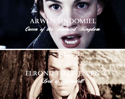 Arwen Undomiel Queen Of The Reunited Kingdom And Elrond Half Elven