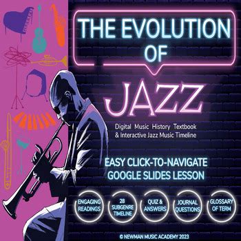 The Evolution Of Jazz Digital Music History Textbook Interactive