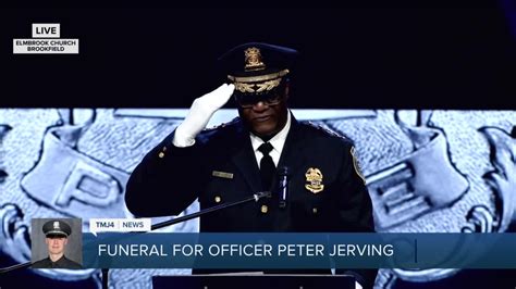 Milwaukee Police Chief Speaks At Fallen Officer S Funeral