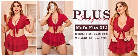 Amazon Avidlove Women Schoolgirl Pleated Sexy Mini Cosplay Skirt Ruffle Lingerie Black Xs