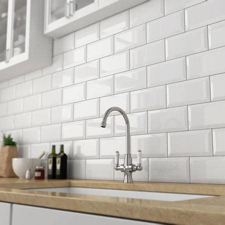 Metro Bevelled White TMK Tiles Interiors