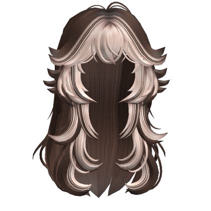 Two Tone Anime Wolfcut Hair Brown Blonde Roblox Item Rolimon S