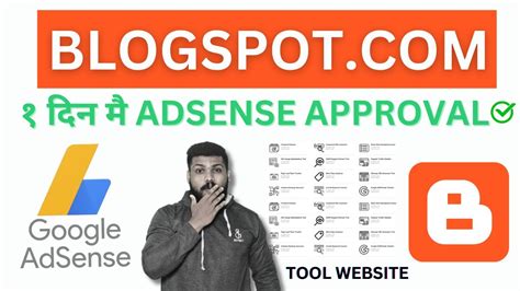 100 Google Adsense Approval For Blogspot 2024 Tool Website