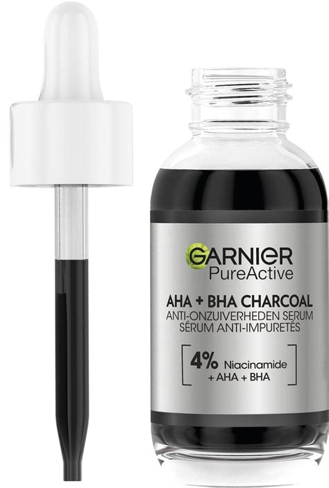 Garnier PureActive AHA BHA Charcoal Anti Onzuiverheden Serum 30ml