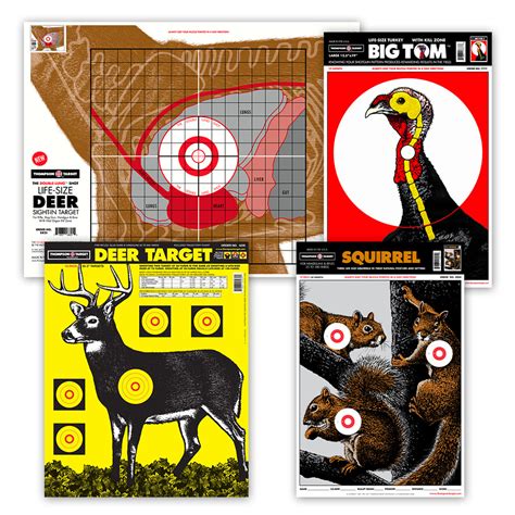 Ultra Bright Animal Hunting Shooting Target Combo Pack (100 Targets)