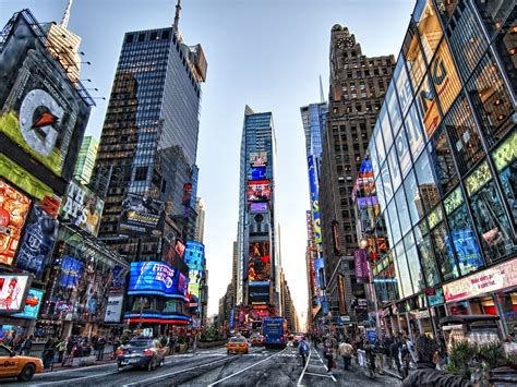 Papéis de Parede Times Square Nova Iorque EUA vista para a cidade