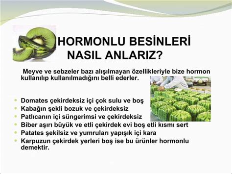 Hormonlu Besinler Ppt