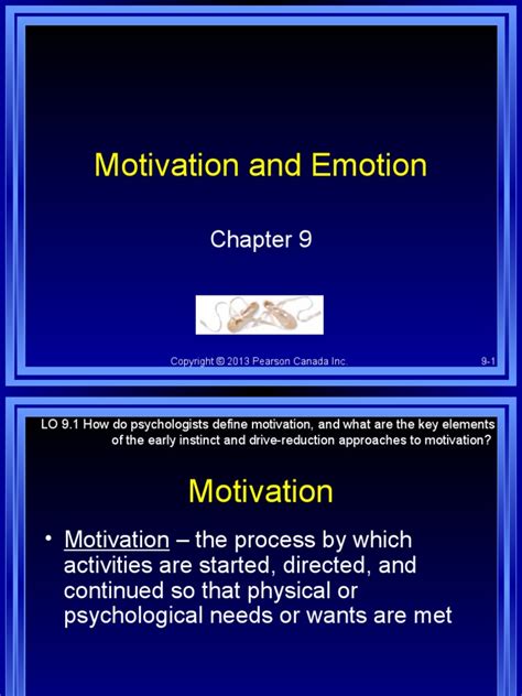 Chapter 9 2015 Motivation And Emotionppt Emotions Self Improvement