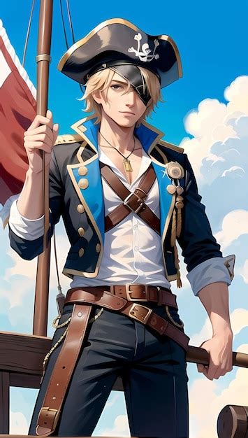 Premium Ai Image Pirate Captain Character Ai Generated