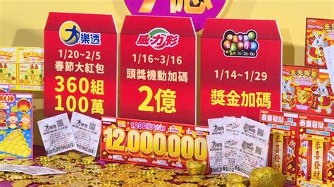 台彩春節加碼9億！今起大樂透連開17天 加開360組百萬春節大紅包