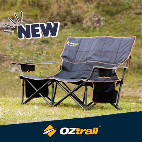 Oztrail Fireside Double Chair Camping Plus Gold Coast