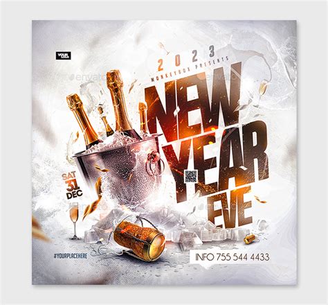 New Year Eve Flyer Template Psd Ksioks