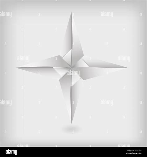 Vector Photo Real Origami Star Stock Vector Image And Art Alamy