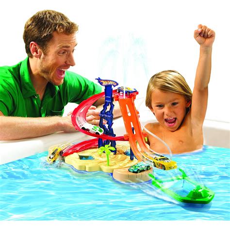 HOT WHEELS Tub Racers Play Set Bath Land Cars Toys NEW EBay