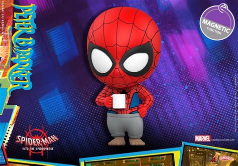 Hot Toys Spider Man Into The Spider Verse Cosbaby Collection Figures