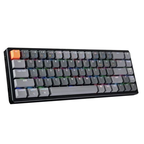 Геймърска Механична клавиатура Keychron K Hot Swappable Aluminum Gateron Brown Switch RGB