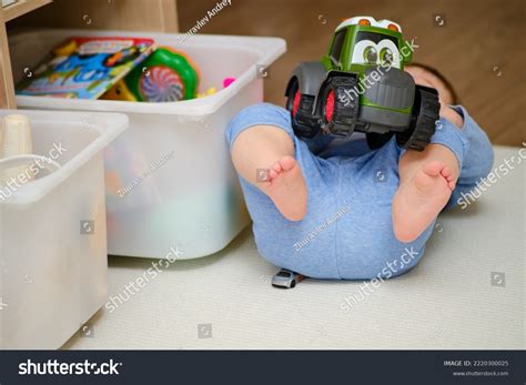 Toddler Baby Boy Playing Toy Cars Stock Photo 2220300025 Shutterstock