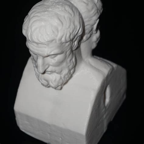 D Printable Double Herm With Epicurus And Metrodorus At The Institut