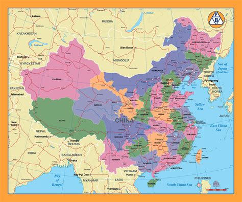 printable map  china