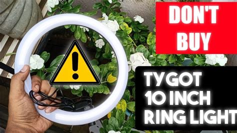 Tygot 10 Ring Light Best Ring Light Under500 YouTube