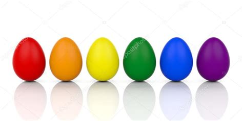 D Rendering Eggs In Gay Flag Colors Stock Photo By Gioiak
