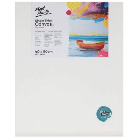 Mont Marte Signature Thin Edge Canvas 40x50cm Atlas Paints