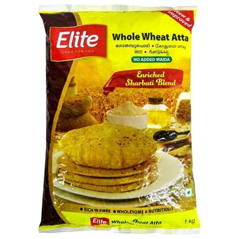 Elite Whole Wheat Atta Flour 1 Kg Jiomart