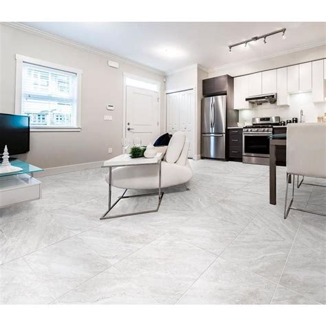 Colorado Grey 18 In X 18 In Glazed Ceramic Stone Look Floor And Wall Tile Ceramic