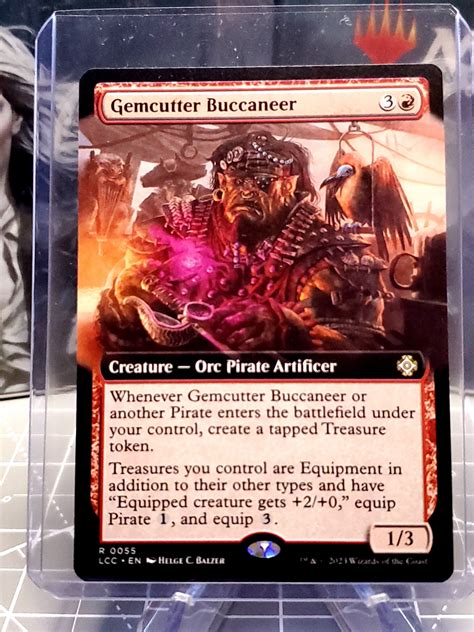 Mtg Gemcutter Buccaneer Extended Art Commander Lost Caverns Of