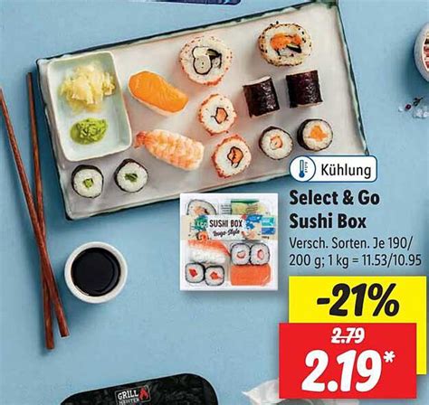 Select Go Sushi Box Angebot Bei Lidl