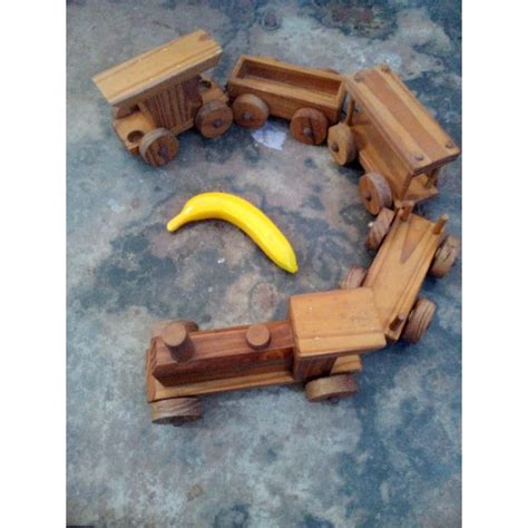 Large Wooden Train Set