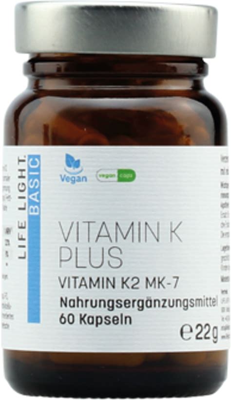 Vitamin K Plus 60 Kapseln Life Light Vitalabo