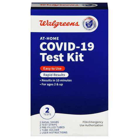 Walgreens At-Home COVID-19 Rapid Test Kit | Walgreens