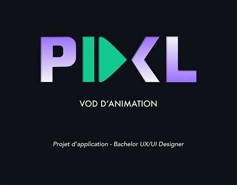 Projet PIXL - VOD d'Animation | Behance